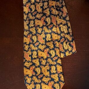 J Press Paisley Patterned Silk Tie